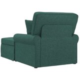  Naslonjač z krilom Temno zelena 91 x 157 x 91 cm blago, (5000133169) | Shoptok.si