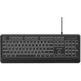 Gembird KB-UML-04 Slim wired backlight keyboard, black, US layout Cijene