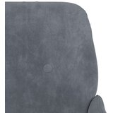  Klupa tamnosiva 108 x 79 x 79 cm baršunasta | shoptok.hr