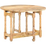  Blagovaonski stol okrugli 110 x 76 cm od masivnog drva manga | shoptok.hr