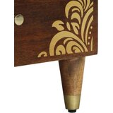  Noćni ormar Medeno smeđa 40 x 33 x 46 cm Čvrsto drvo manga | Eponuda.com