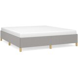  Za krevet s oprugama svjetlosivi 180x200 cm od tkanine | shoptok.hr