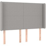  Box spring s madracem svjetlosivi 140x200 cm od tkanine | shoptok.hr