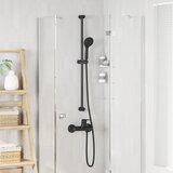  Set glave tuša Crna 150 cm ABS plastika Cijene