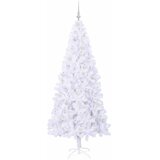  Umjetno božićno drvce s stalakom Bijelo 210 cm PVC i čelik | shoptok.hr