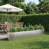  Povišeni vrtni krevet Nehrđajući čelik 300 x 40 x 40 cm Čelik | shoptok.hr
