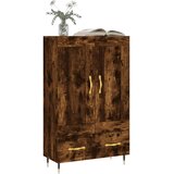  Visoka komoda boja hrasta 69,5 x 31 x 115 cm konstruirano drvo | shoptok.hr