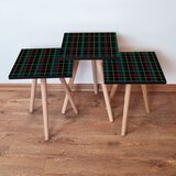 Hanah home 3Shp367 - Black BlackRedGreenYellow Nesting Table (3 Pieces) | ePonuda.com