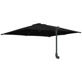  Vrtni suncobran Crna 248,5 x 247,5 x 160 cm Poliester i čelik | shoptok.hr