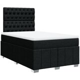  Krevet box spring s madracem crni 120 x 190 cm od tkanine | shoptok.hr