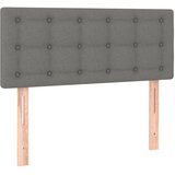 Maison Chic posteljno vzglavje - vzglavna omarica - nočna omarica temno sivo 90x5x78/88 cm blago, (21707035) Cene