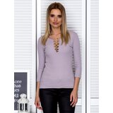 Factory Price Blouse-PL-BZ-1386.08-dark beige | shoptok.hr