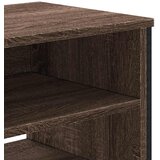 TV ormarić smeđa boja hrasta 122 x 34 x 41 cm konstruirano drvo | shoptok.hr