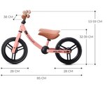Kinderkraft balans bicikl 2WAY NEXT, Rose pink | Eponuda.com
