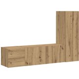  3-dijelni zidni TV ormarić Artisan hrast izrađen od drveta | shoptok.hr