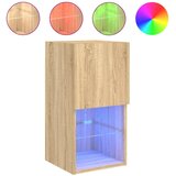 TV ormarići s LED svjetlima 2 kom boja hrasta 30,5x30x60 cm | shoptok.hr