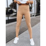 DStreet Prążkowane legginsy damskie JUST kamelowe Cijene