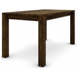  Hrastov stol 140 x 80 cm, braon brušen sa zlatnim efektom | shoptok.hr