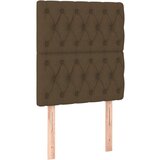 Maison Chic Posteljno vzglavje - Vzglavna omarica 2 kosa temno rjavo 80x7x78/88 cm blago, (22077962) | Shoptok.si