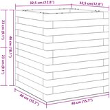  Vrtna sadilica 40x40x46 cm od impregnirane borovine | shoptok.hr