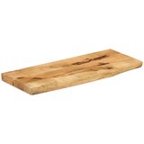 Stolna ploča 80 x 40 x 2,5 cm masivno drvo manga sa živim rubom | shoptok.hr