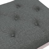  Klupa tamnosiva 110x40x49 cm od tkanine | Eponuda.ba