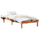  Konstrukcija postelje Voskast rjav 90 x 190 cm, (5000127536) | Shoptok.si