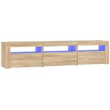 TV ormarić s LED svjetlima boja hrasta sonome 180 x 35 x 40 cm | shoptok.hr