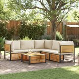 vidaXL 6-dijelna set vrtnih sofa s jastucima masivno bagremovo drvo Cijene