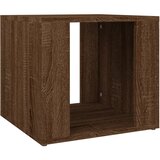 Maison Chic Nočna omarica - Nočna miza rjavi hrast 41x40x36 cm inženirski les, (21689094) | Shoptok.si