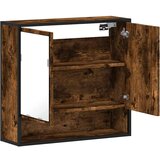 vidaXL Kupaonski ormarić s ogledalom dimljeni hrast 65x20x60 cm | shoptok.hr