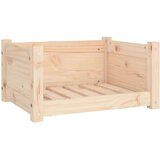  Pasja postelja 55,5x45,5x28 cm trdna borovina, (20799615) | Shoptok.si