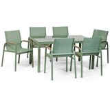 Green_bay Baštenski set sto + 6 stolica Olive (A+B) | Eponuda.com