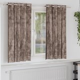 vidaXL Zavese z očki Cappuccino Poliester 140 x 175 cm Zavese z očki Cene
