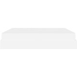 vidaXL Krevetna konstrukcija Čista bijela 200 x 200 cm Umjetna koža | shoptok.hr