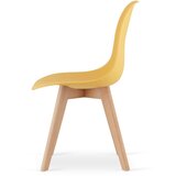  KITO stolica senf / prirodne noge x 3 | shoptok.hr