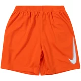 Nike Sportswear Hlače oranžna / bela