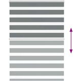 vidaXL Zavjesa zebra 100x150 cm širina tkanine 95,9 cm poliester | shoptok.hr