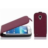 Cadorabo Ohišje, združljivo z Samsung Galaxy S4 MINI v pastelno vijolično - Zaščitni ovitek v obliki flipa iz teksturiranega umetnega usnja, (20559266) | Shoptok.si