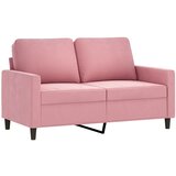  Dvosjed ružičasti 120 cm baršunasti | shoptok.hr
