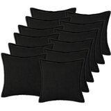  Presvlaka za jastuk 12 pcs HOUTEN Crna 45 x 45 cm Bouclé | shoptok.hr