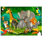  Samoljepljiva foto tapeta - Colourful Safari 98x70 | shoptok.hr