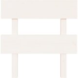  Uzglavlje za krevet bijelo 103,5x3x81 cm od masivne borovine | shoptok.hr