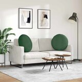  Jastučići za sjedenje 2 pcs Tamnozelena Ø60 x 21 cm | shoptok.hr