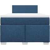  Krevet s oprugama i madracem plavi 120 x 190 cm od tkanine | shoptok.hr