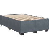  Krevet box spring s madracem tamnosivi 120 x 190 cm baršun | shoptok.hr
