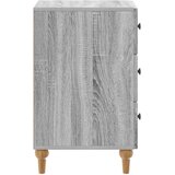  Noćni ormar Siva sonoma 43x 41 x 66,5 cm Konstruirano drvo | shoptok.hr