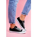 Boto Women's Classic Sneakers Black With White Sole Omerta Cijene