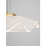Nova Luce LED viseća svjetiljka aluminijska u zlatnoj boji sa sjenilom od akrilnog stakla Siderno – | shoptok.hr