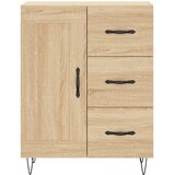  Visoka komoda hrasta sonome 69,5x34x180cm od konstruiranog drva | shoptok.hr